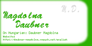 magdolna daubner business card